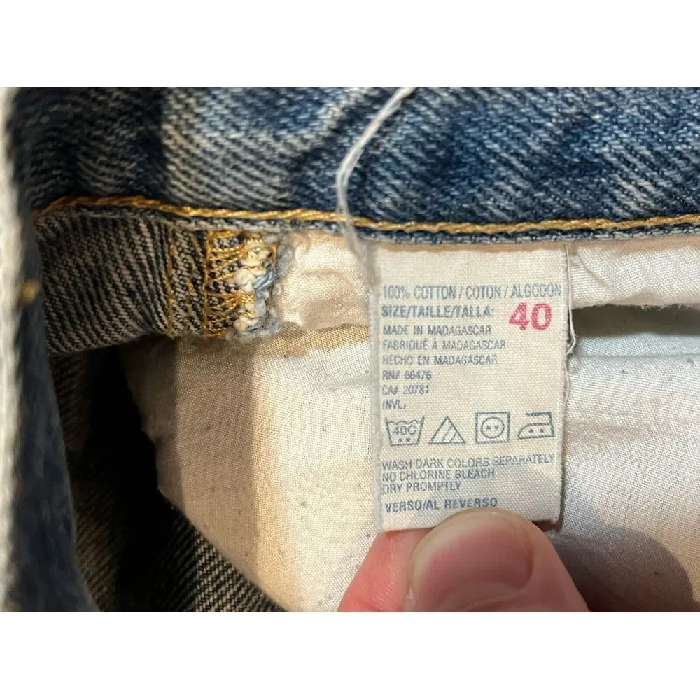Vintage‎ Tommy Hilfiger Jean Shorts Carpenter Denim Jorts Y2K Men's 40